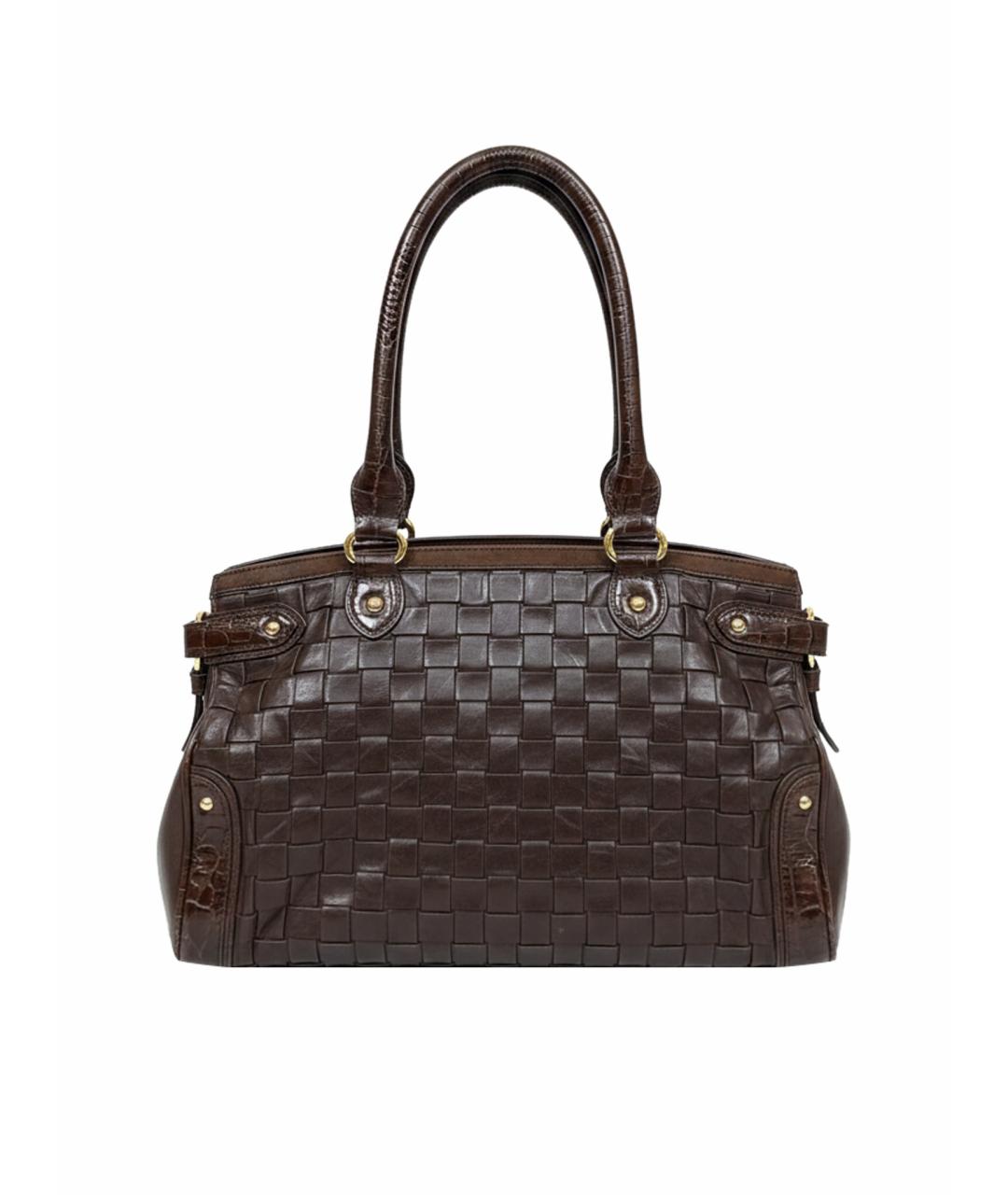 ESCADA Коричневая кожаная сумка тоут, фото 1