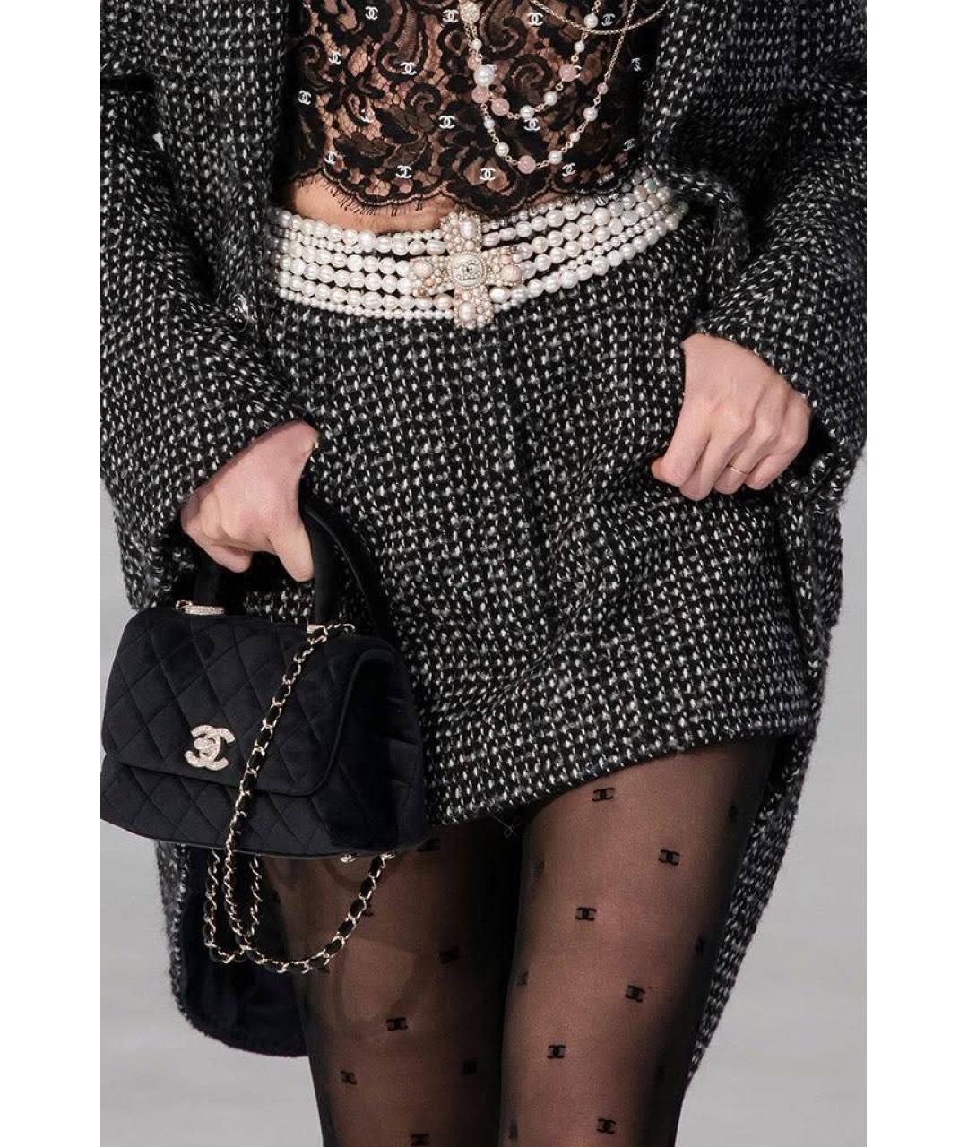 CHANEL Черные носки, чулки и колготы, фото 3