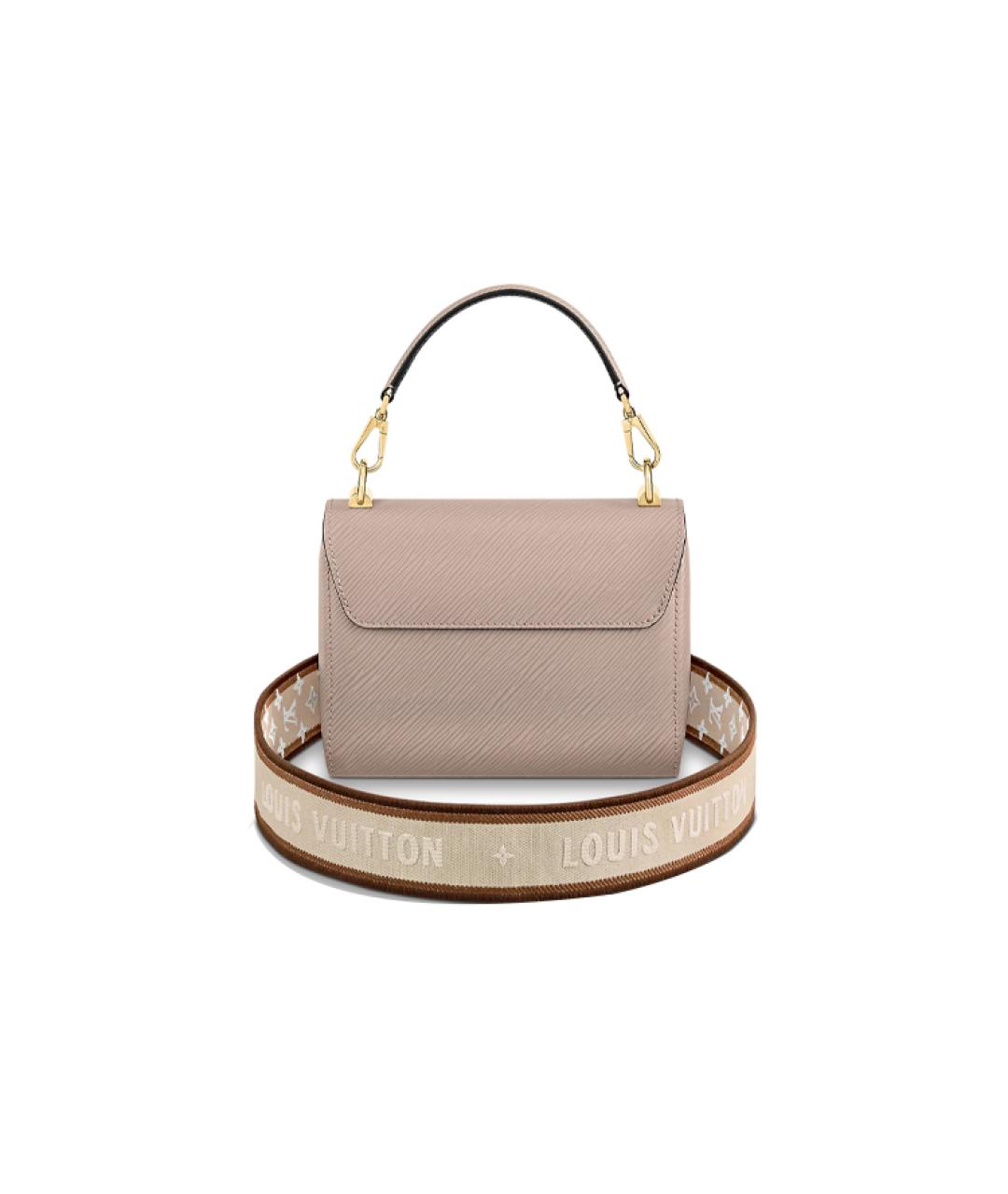 LOUIS VUITTON Розовая кожаная сумка через плечо, фото 2