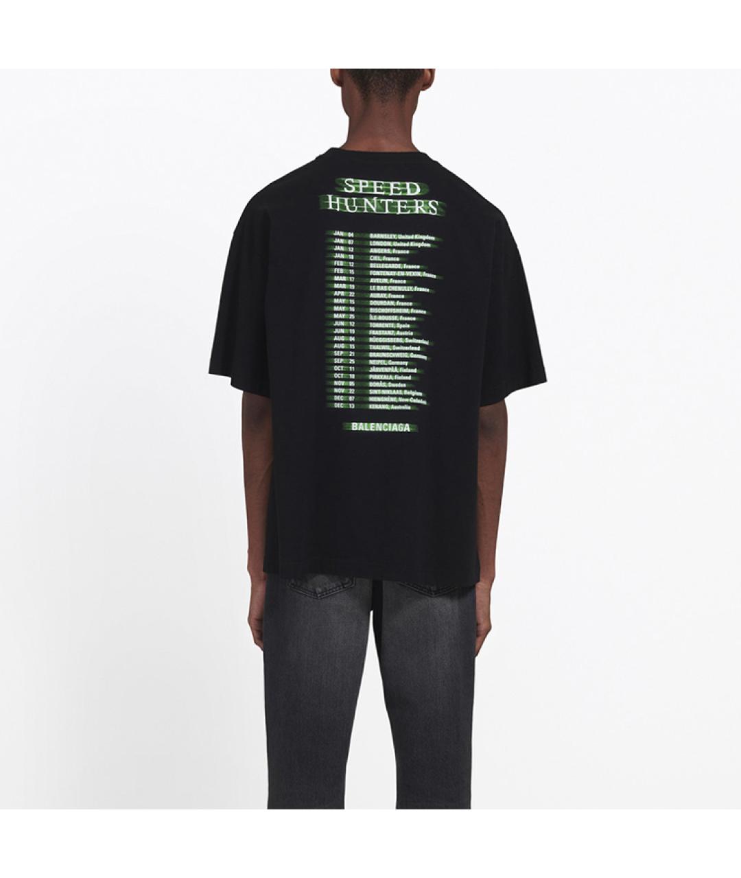 BALENCIAGA Черная футболка, фото 6