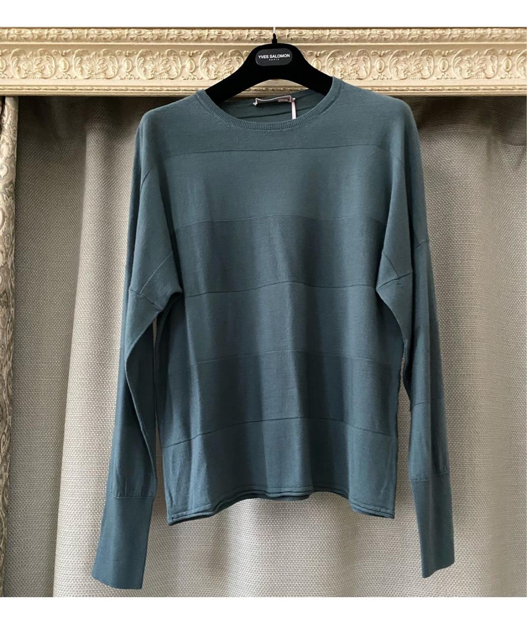 Bruno Manetti Зеленый шерстяной джемпер / свитер, фото 9