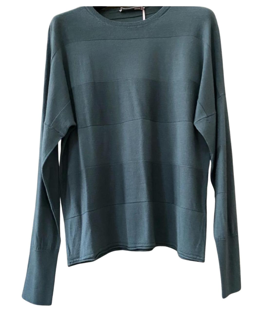 Bruno Manetti Зеленый шерстяной джемпер / свитер, фото 1