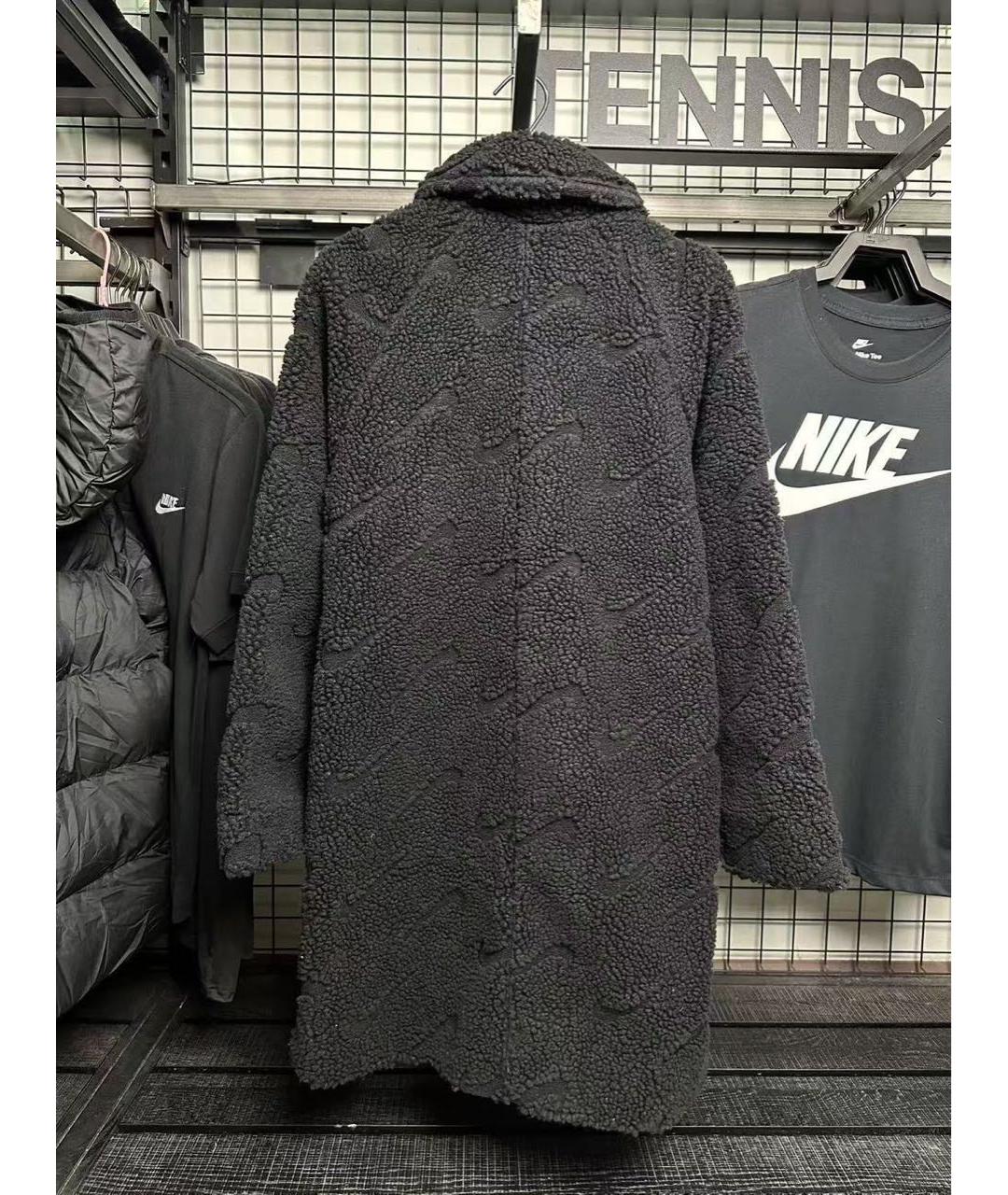 NIKE Черное пальто, фото 2