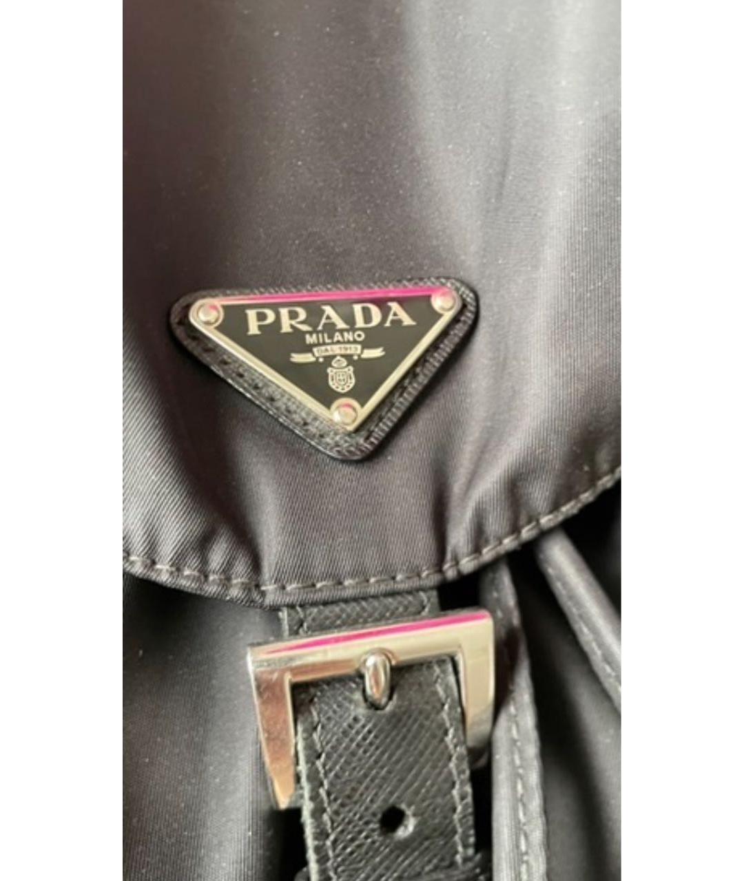 PRADA Черный рюкзак, фото 3