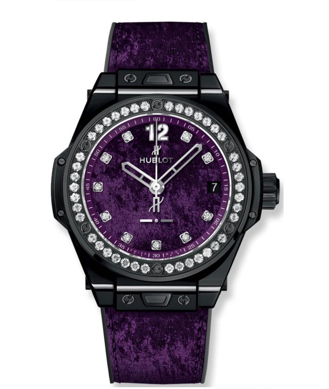 HUBLOT Фиолетовые часы, фото 5