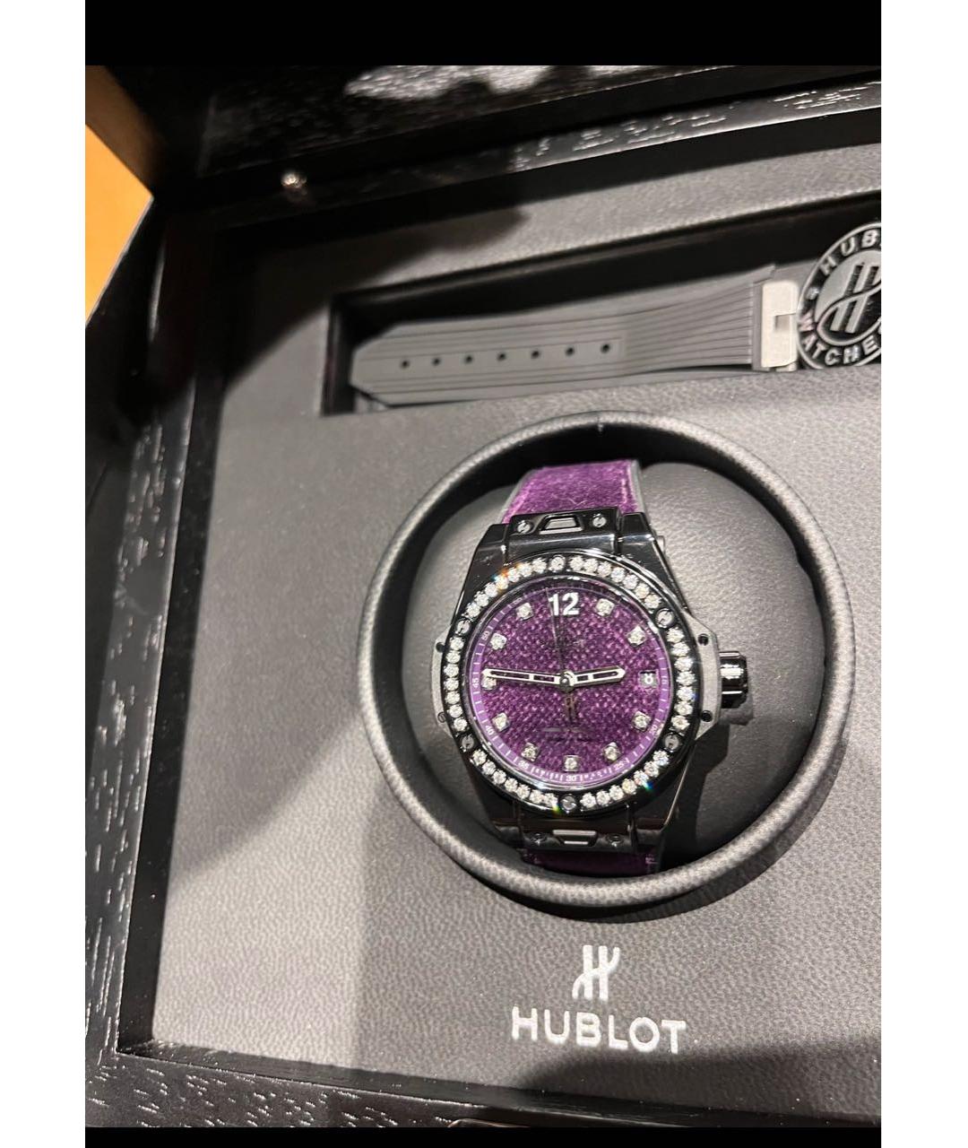 HUBLOT Фиолетовые часы, фото 3