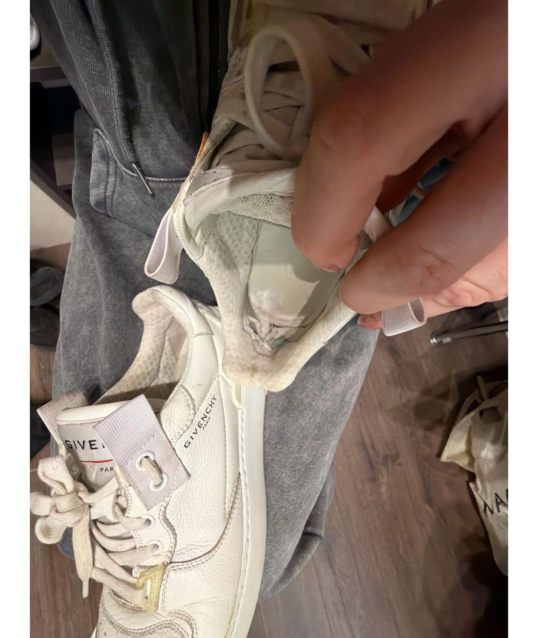 GIVENCHY Белые кожаные кеды, фото 6