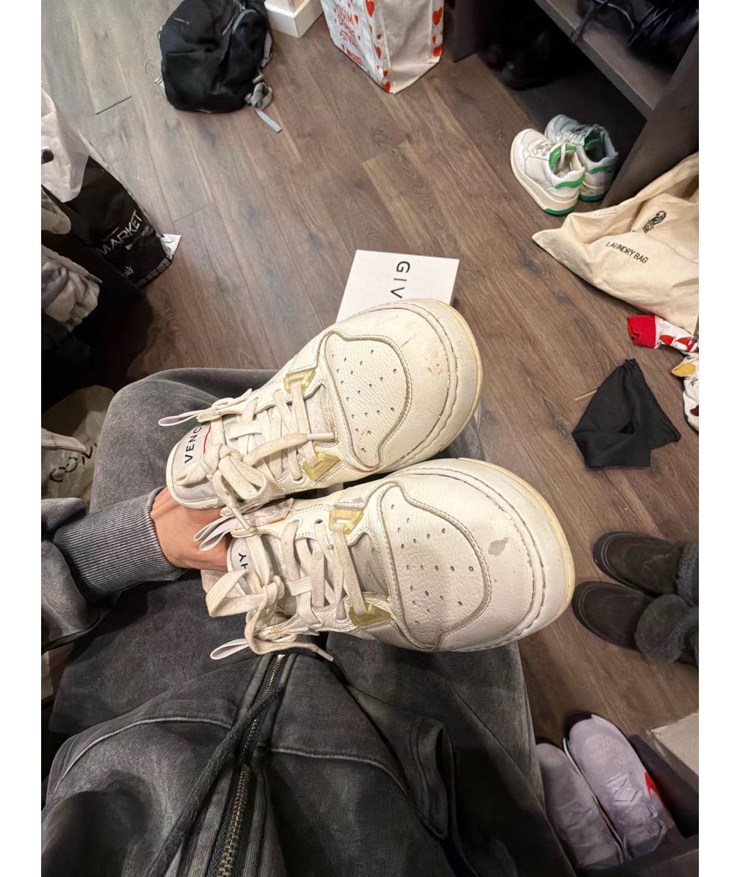 GIVENCHY Белые кожаные кеды, фото 5