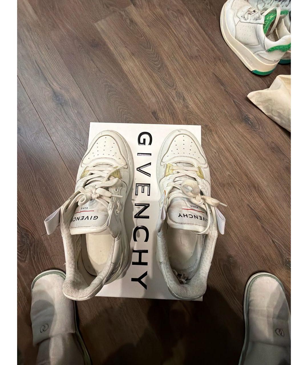 GIVENCHY Белые кожаные кеды, фото 3