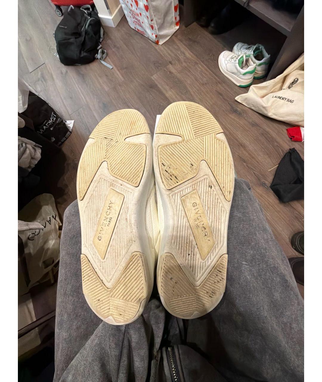 GIVENCHY Белые кожаные кеды, фото 8