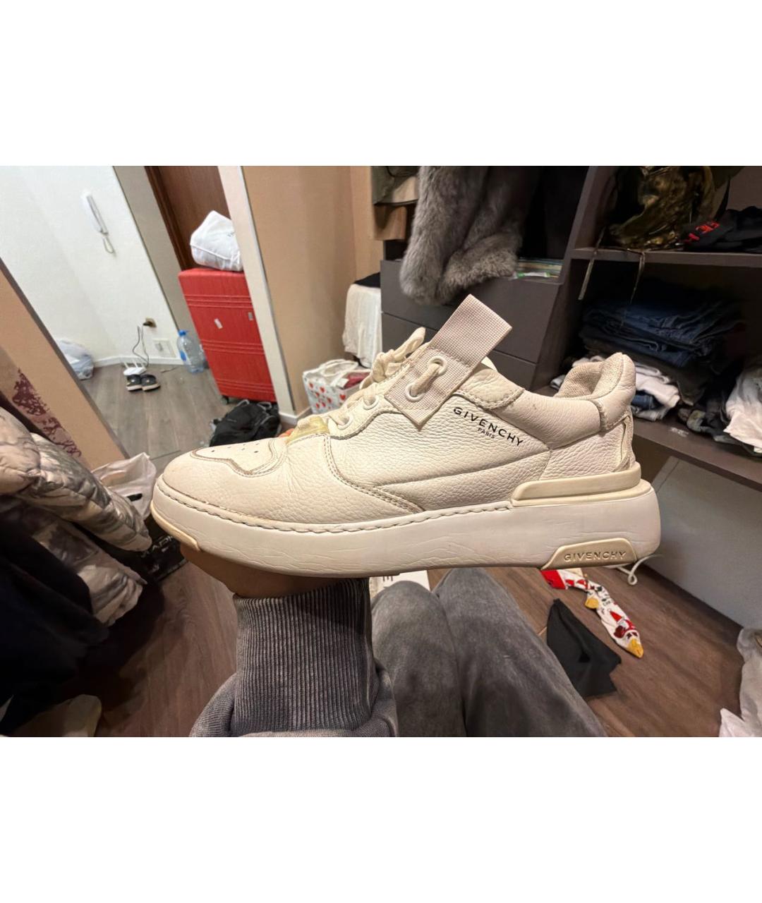 GIVENCHY Белые кожаные кеды, фото 9