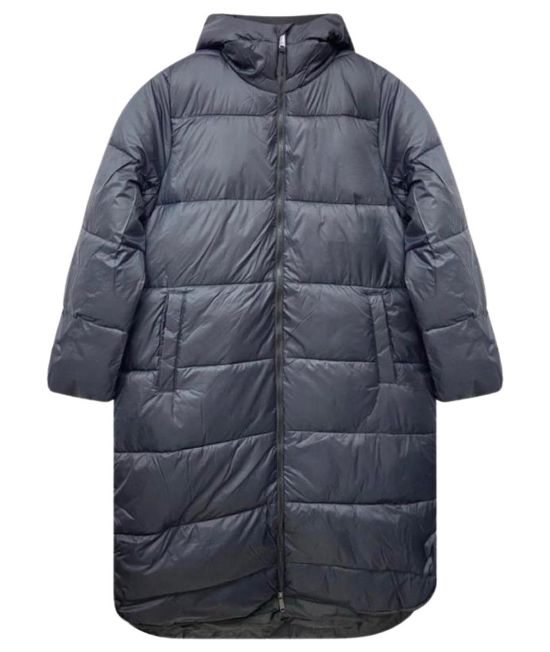 CALVIN KLEIN Антрацитовый полиэстеровый пуховик, фото 1
