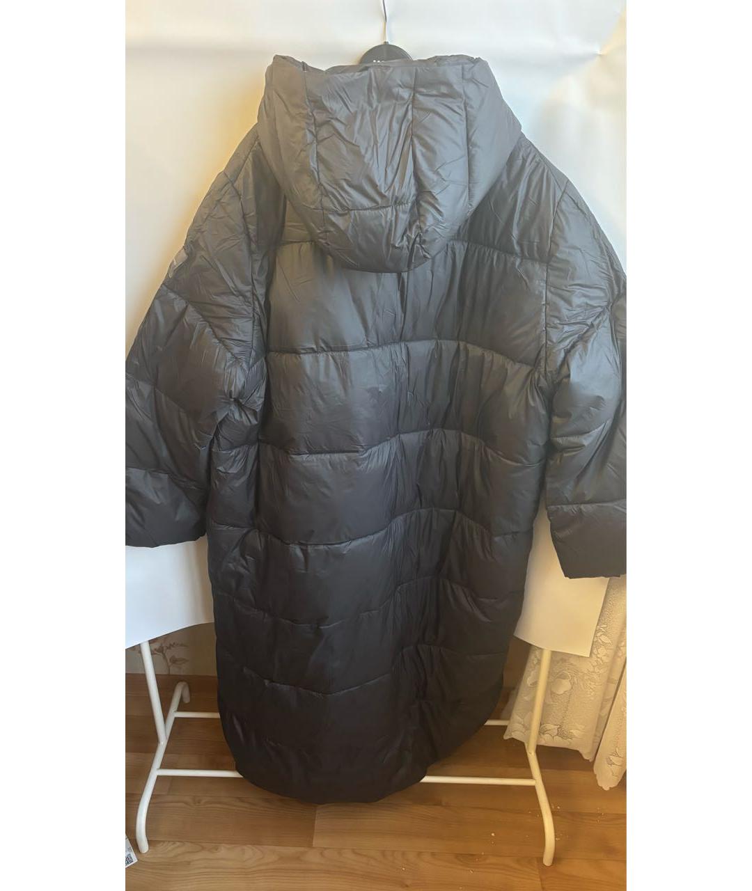 CALVIN KLEIN Антрацитовый полиэстеровый пуховик, фото 2