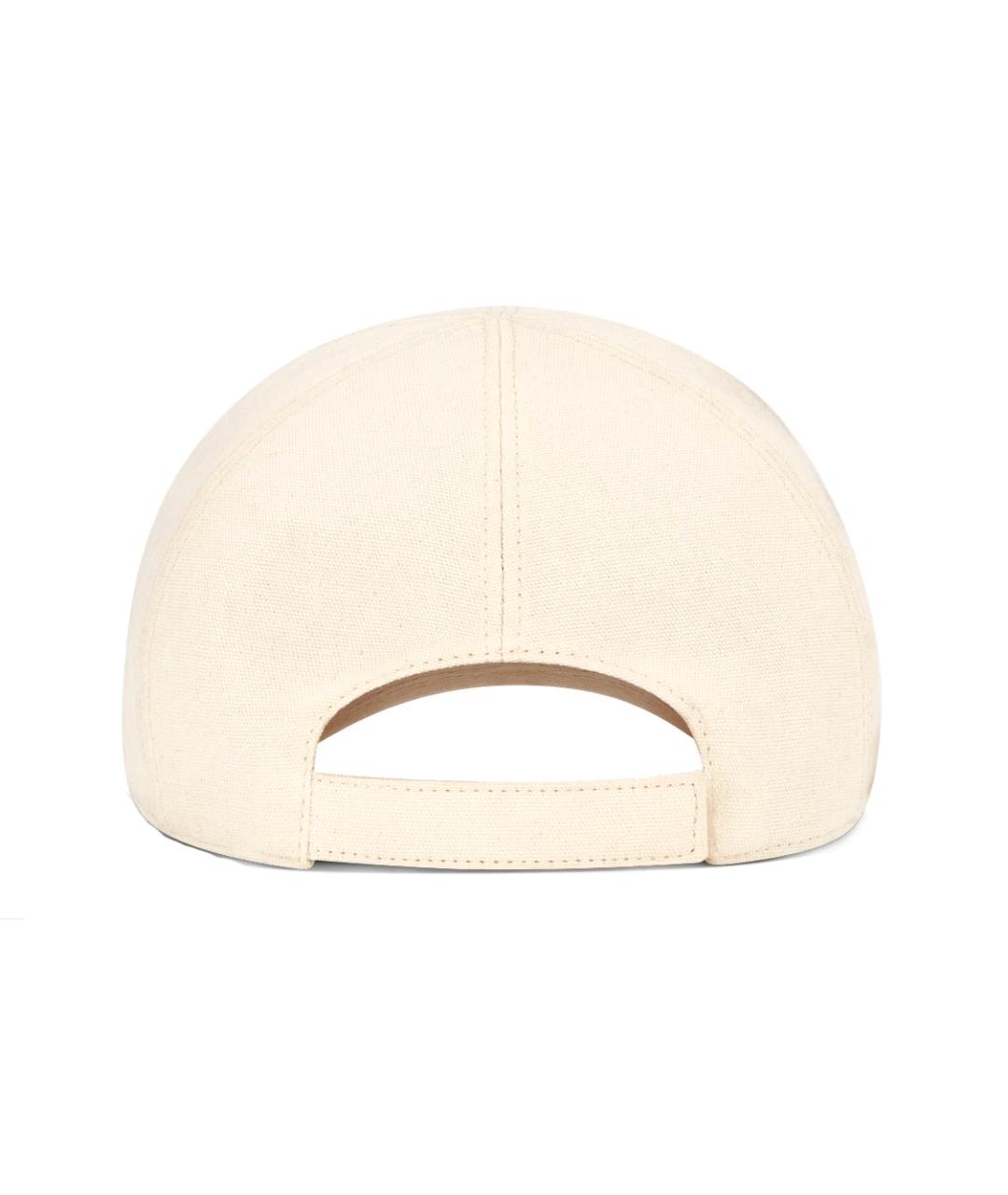 CHRISTIAN DIOR Бежевая хлопковая кепка/бейсболка, фото 6