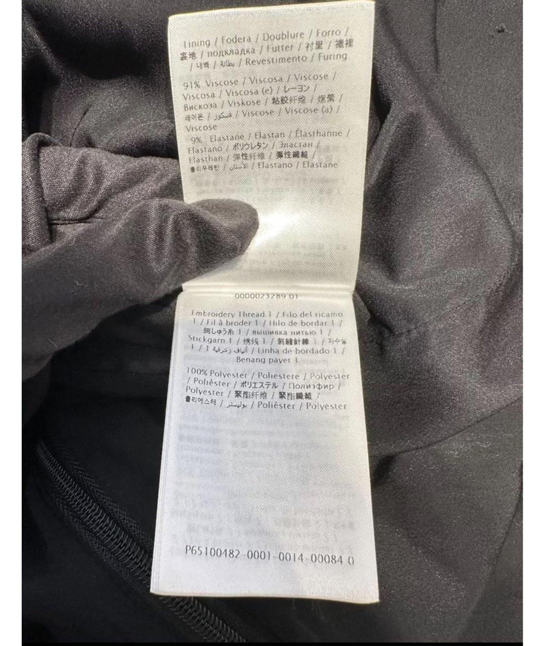 VALENTINO Черное вечернее платье, фото 7