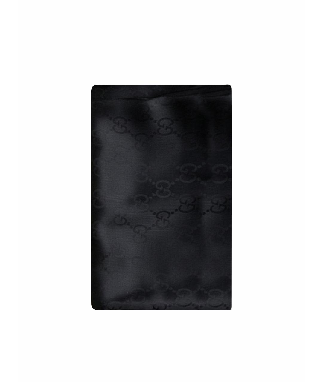 GUCCI Черный платок, фото 1