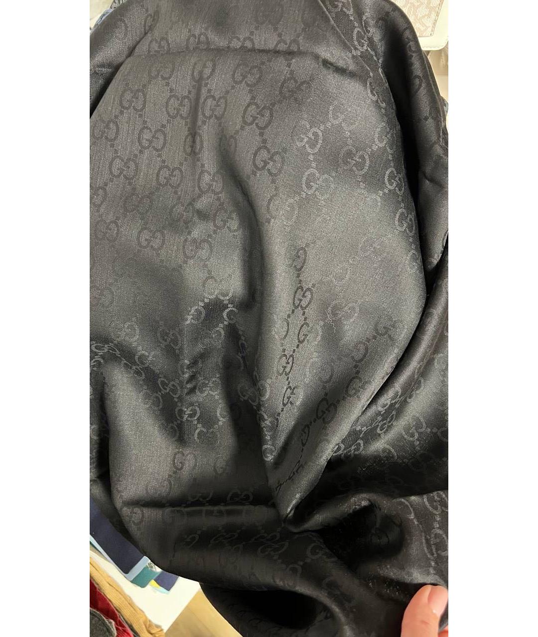 GUCCI Черный платок, фото 3