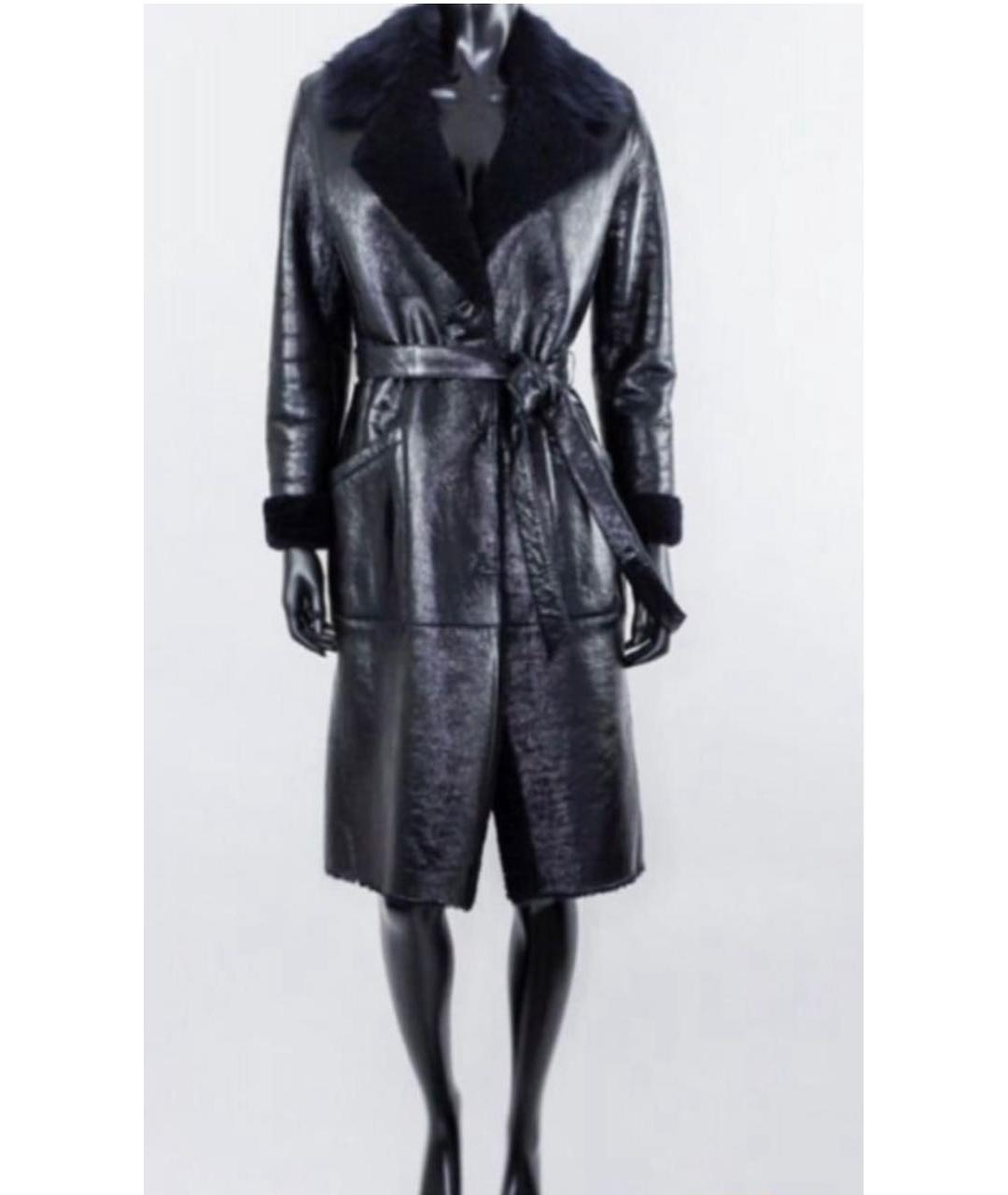 CELINE Черная меховая дубленка, фото 9