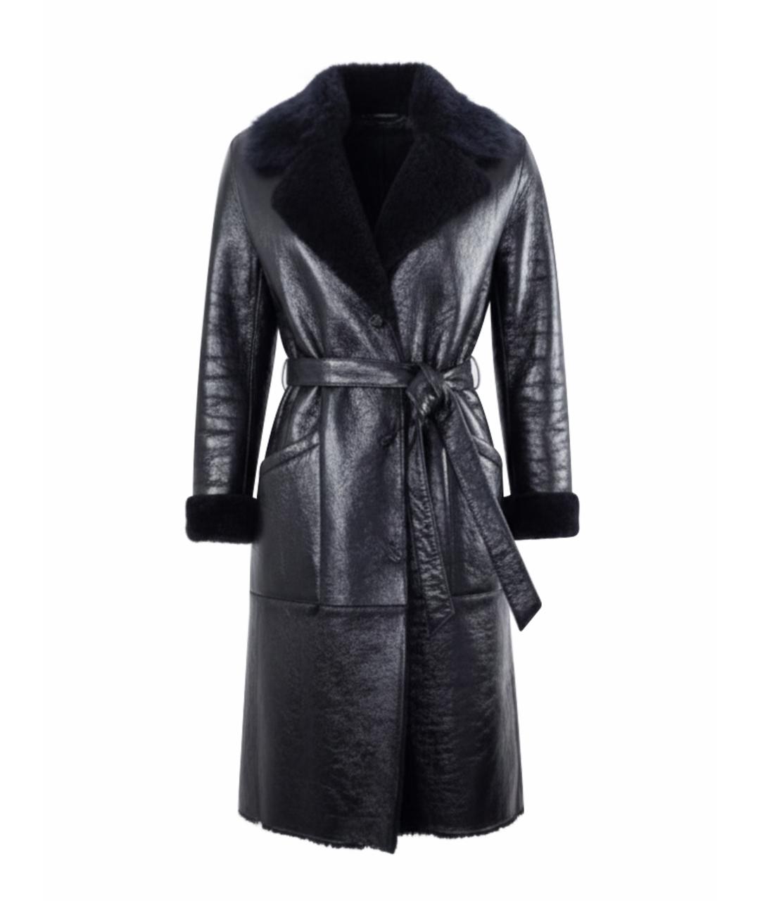 CELINE Черная меховая дубленка, фото 1