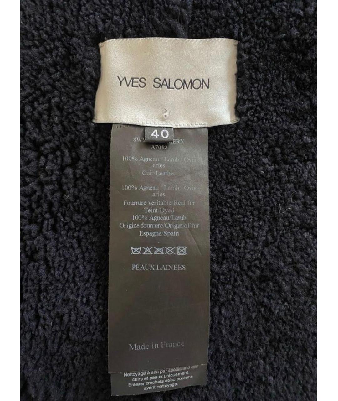 CELINE Черная меховая дубленка, фото 5