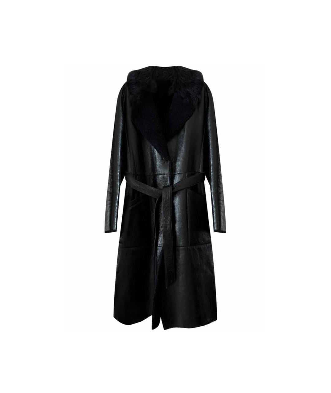 CELINE Черная меховая дубленка, фото 7