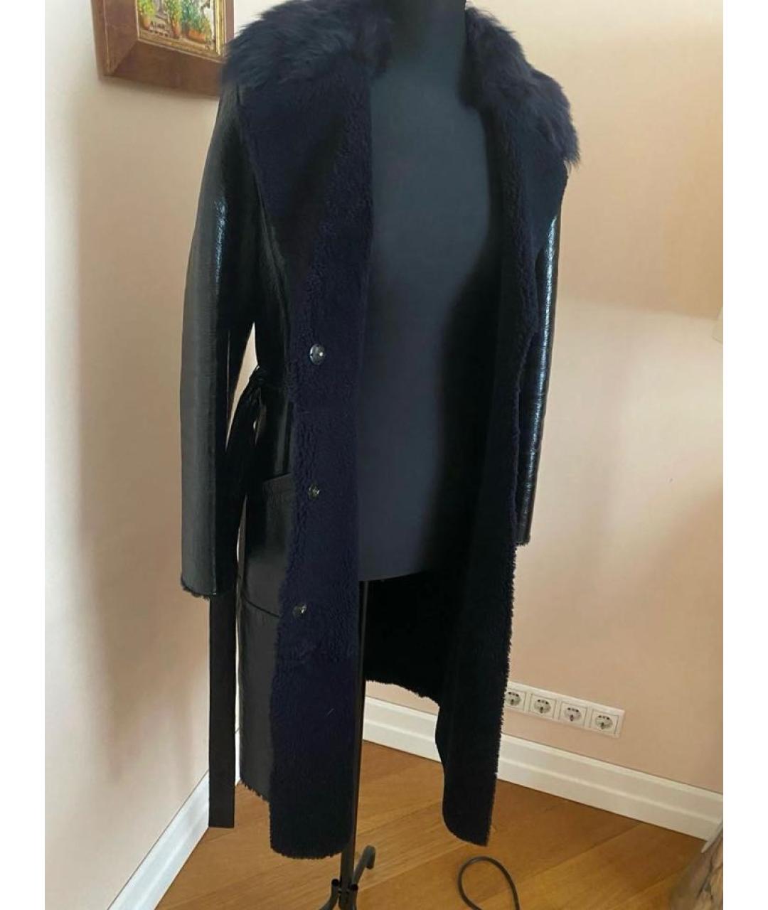 CELINE Черная меховая дубленка, фото 6