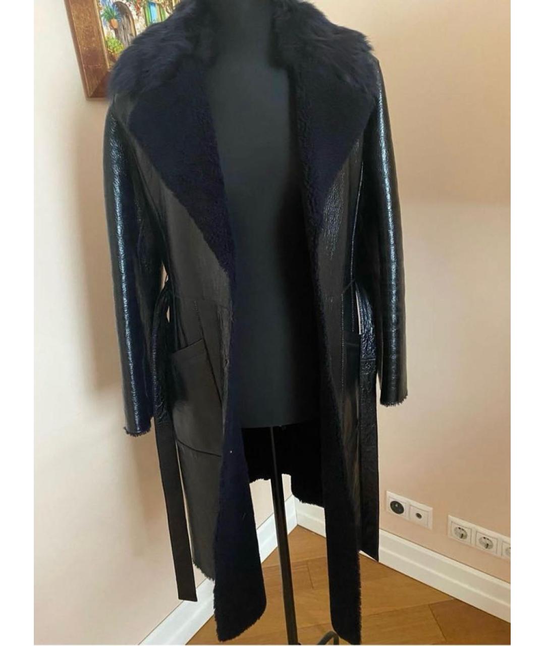 CELINE Черная меховая дубленка, фото 3