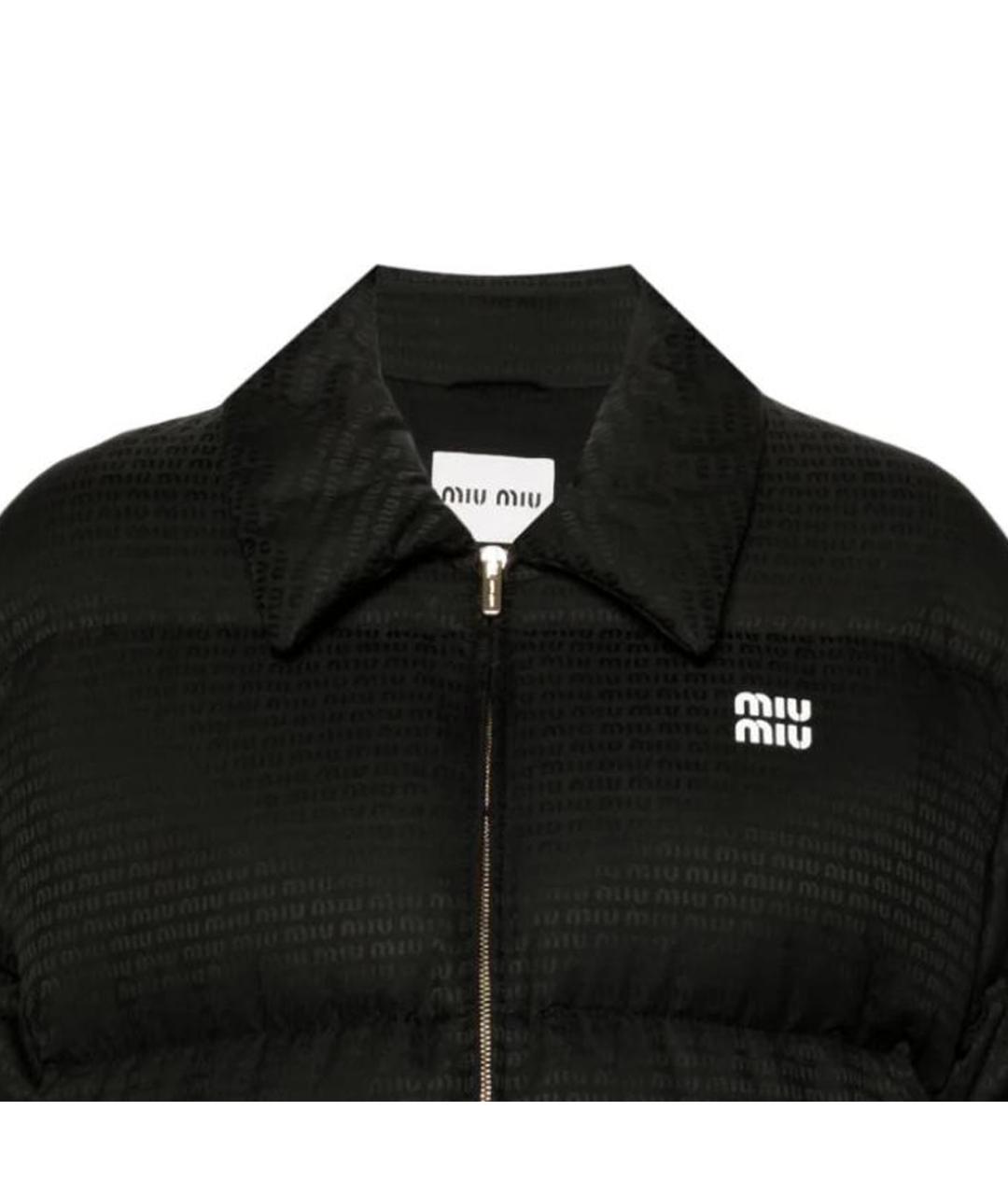 MIU MIU Черный пуховик, фото 6