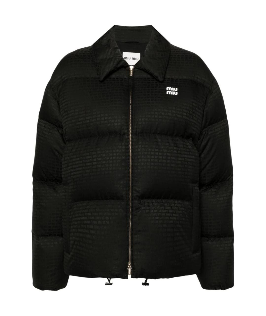 MIU MIU Черный пуховик, фото 1