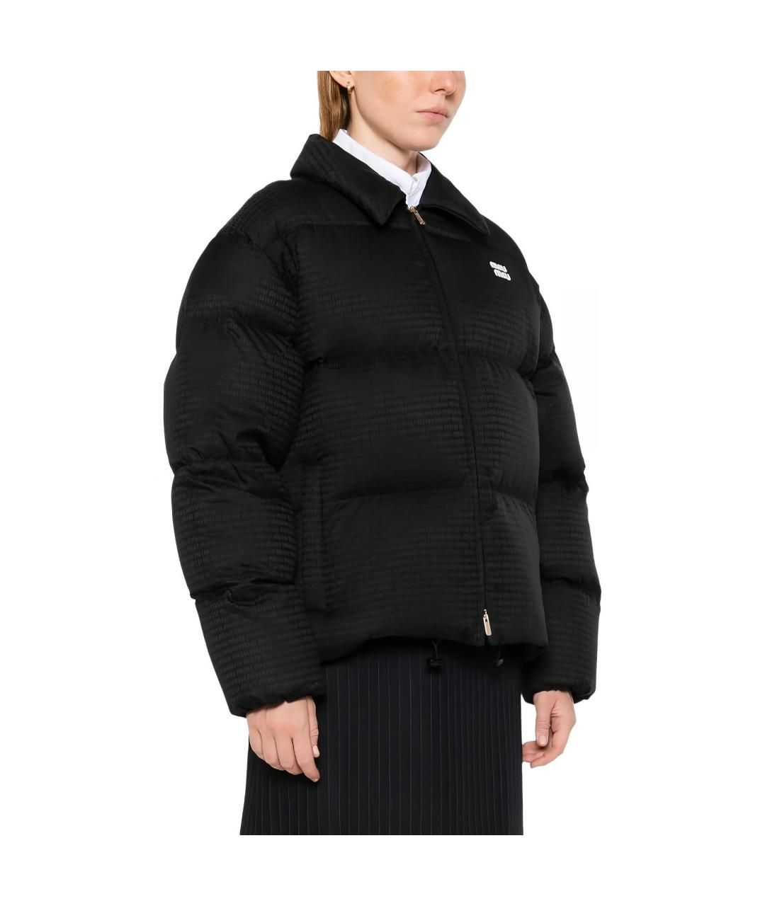 MIU MIU Черный пуховик, фото 4