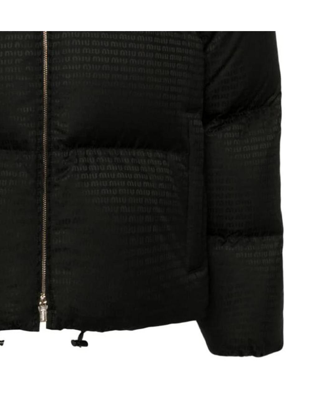 MIU MIU Черный пуховик, фото 5
