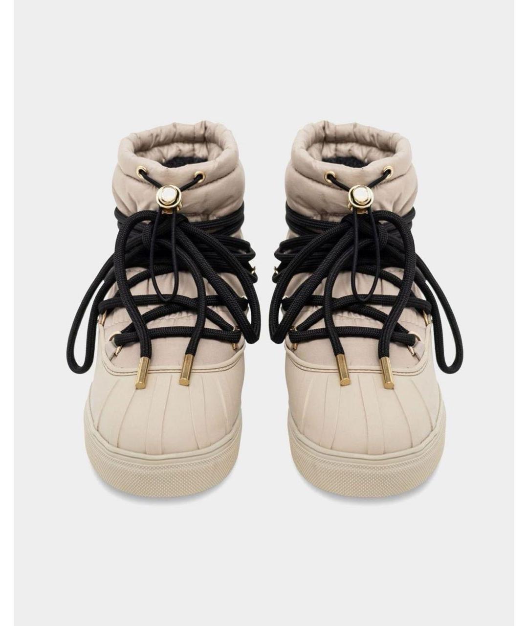 INUIKII Бежевые синтетические ботинки, фото 3