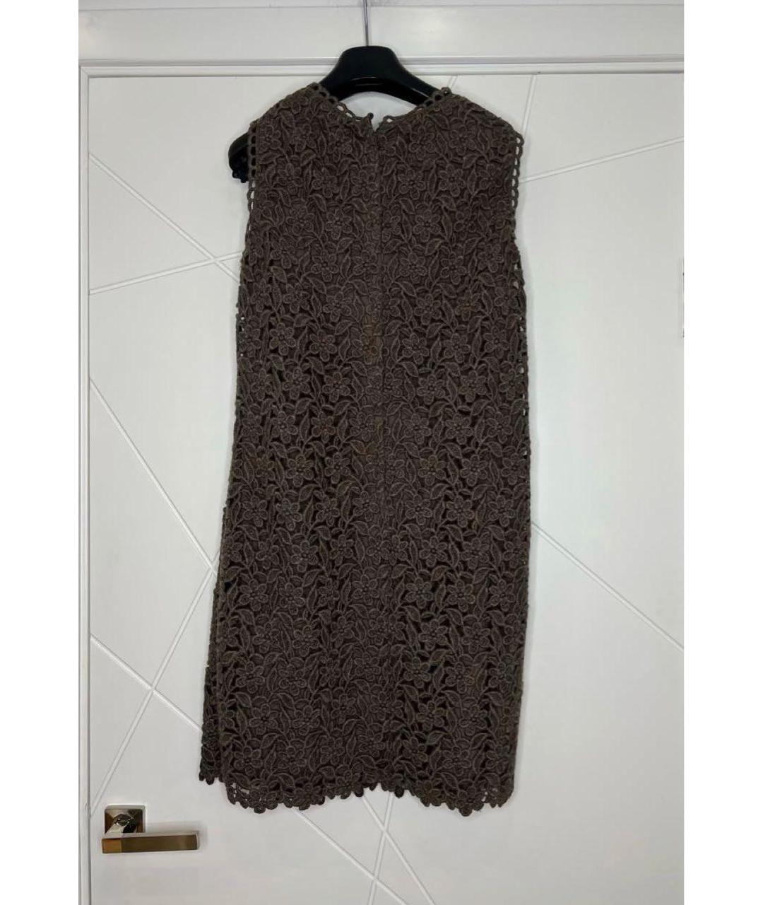 DOLCE&GABBANA Коричневый костюм с юбками, фото 7