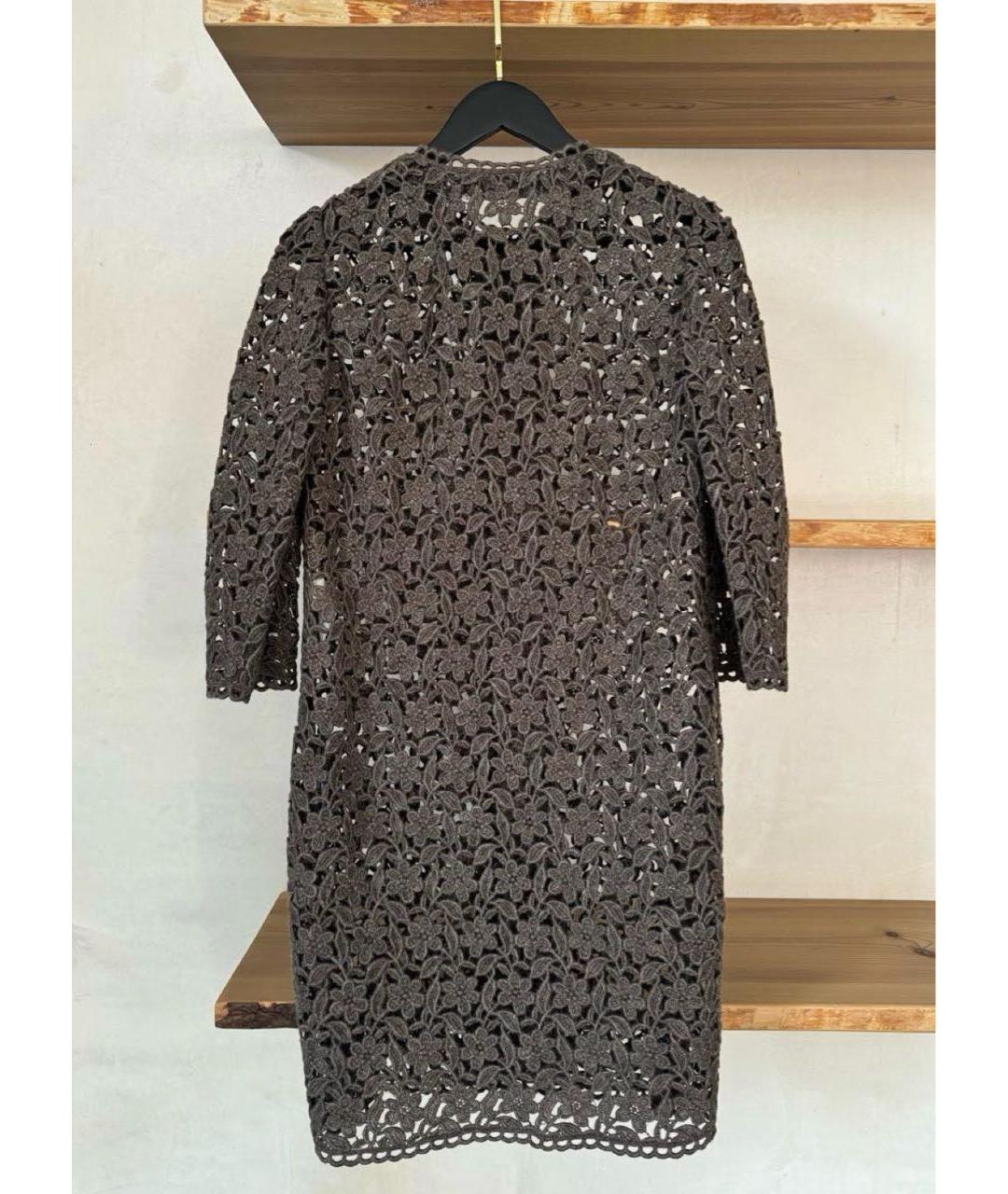 DOLCE&GABBANA Коричневый костюм с юбками, фото 3