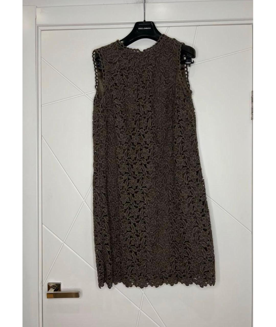 DOLCE&GABBANA Коричневый костюм с юбками, фото 6