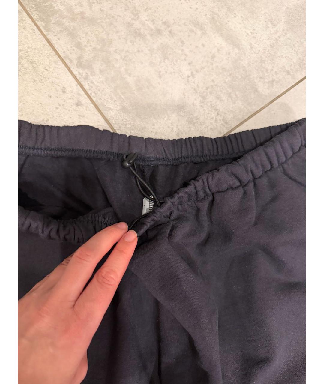 YEEZY Черные хлопковые повседневные брюки, фото 3