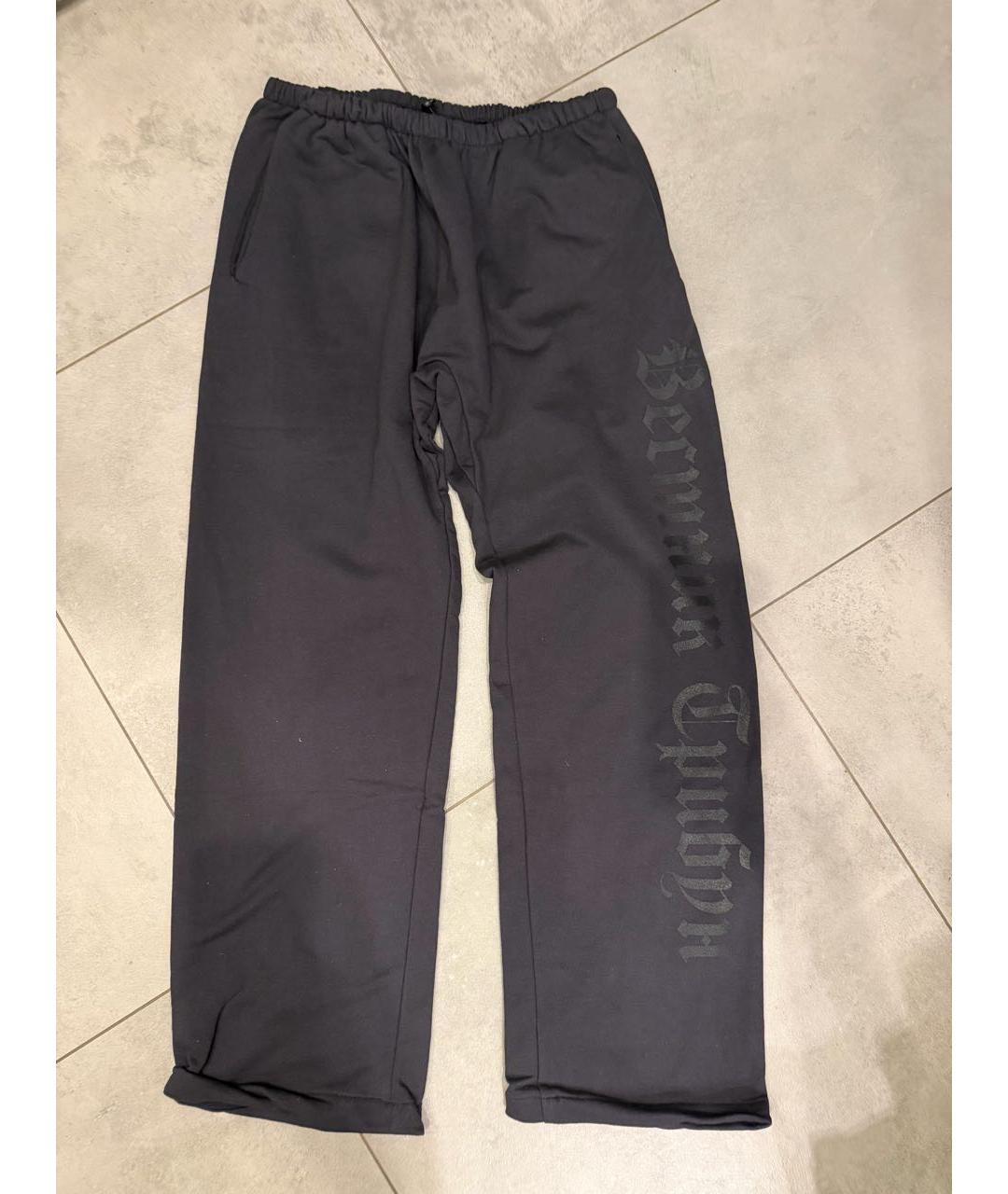 YEEZY Черные хлопковые повседневные брюки, фото 8