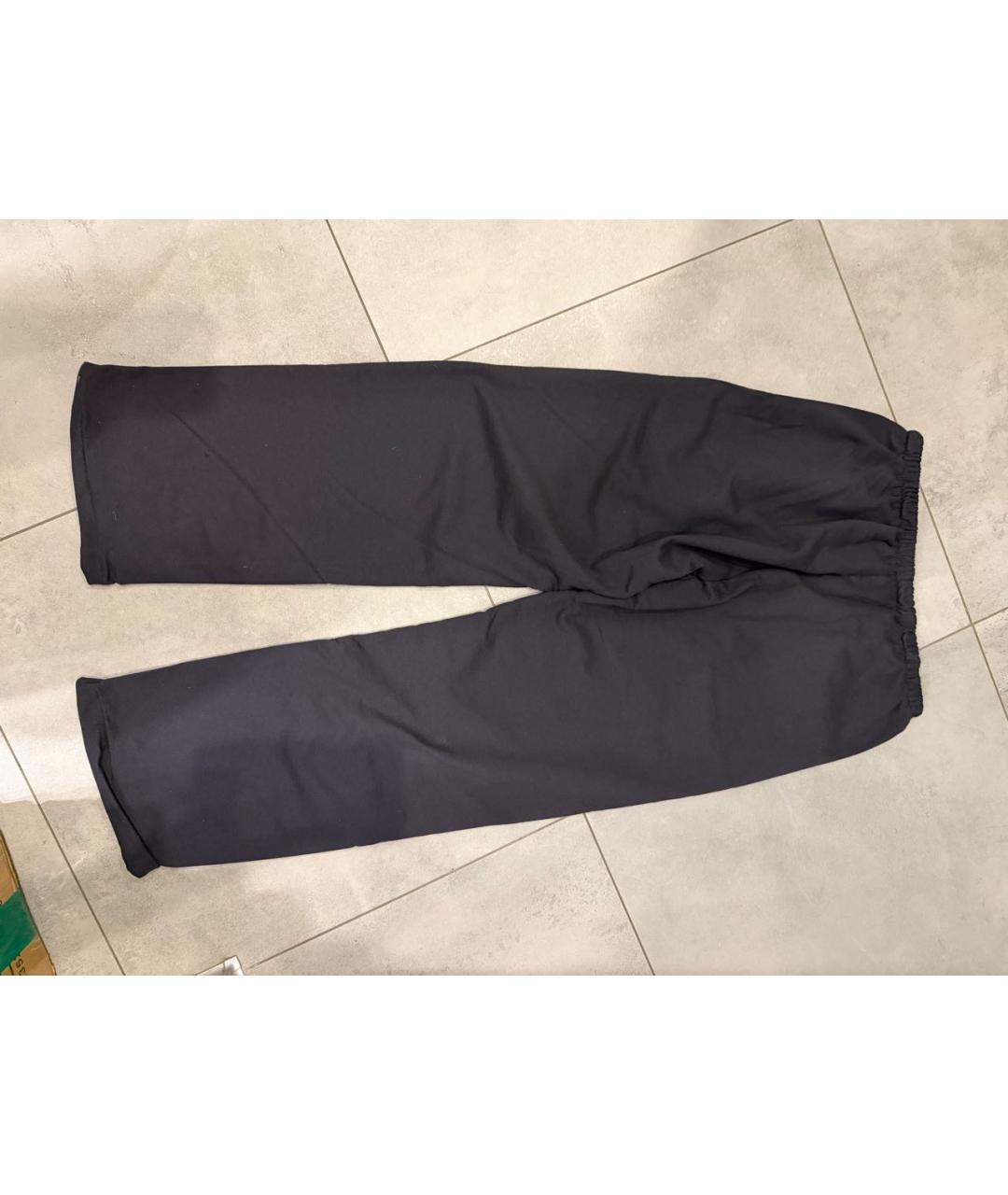 YEEZY Черные хлопковые повседневные брюки, фото 2