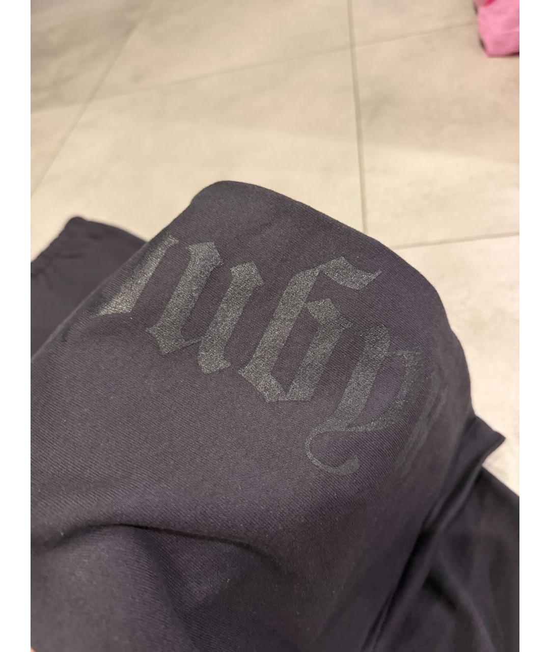 YEEZY Черные хлопковые повседневные брюки, фото 7