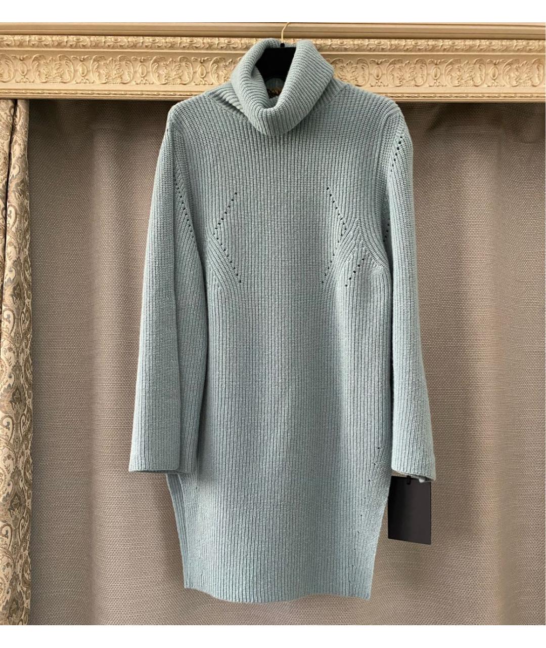 LES COPAINS Зеленый кашемировый джемпер / свитер, фото 9