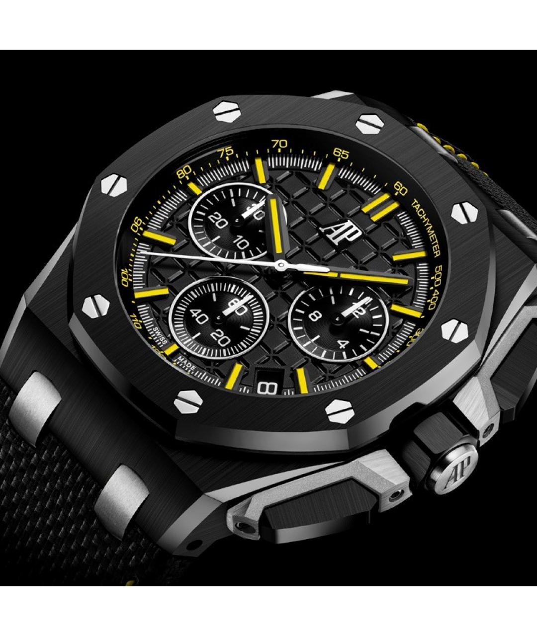 Audemars Piguet Черные керамические часы, фото 3