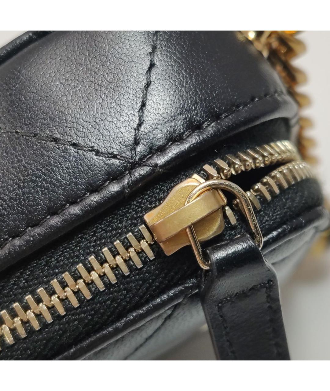 CHANEL Черная кожаная сумка через плечо, фото 7