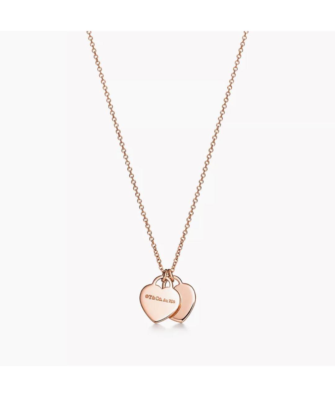 TIFFANY&CO Золотая подвеска из розового золота, фото 3