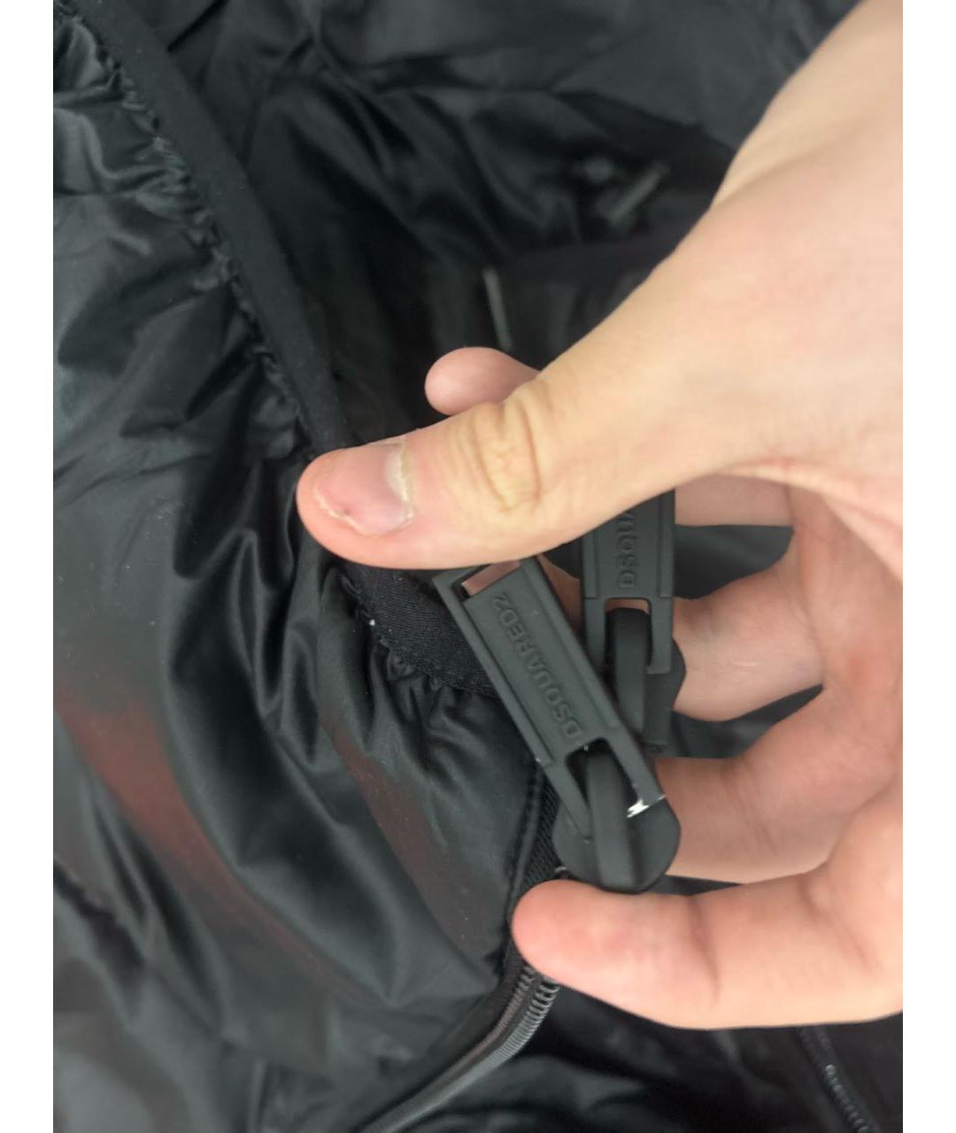 DSQUARED2 Черный пуховик, фото 4