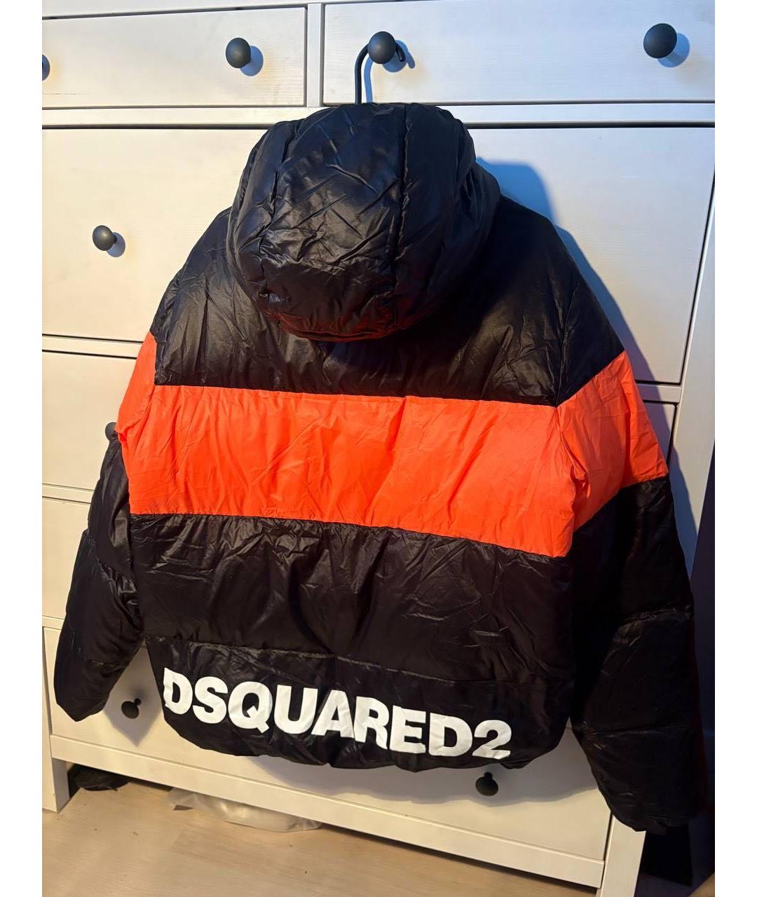 DSQUARED2 Черный пуховик, фото 2