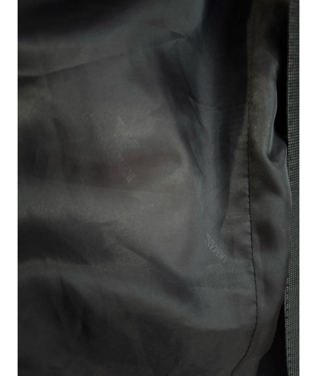 GIORGIO ARMANI Серый шерстяной пиджак, фото 7