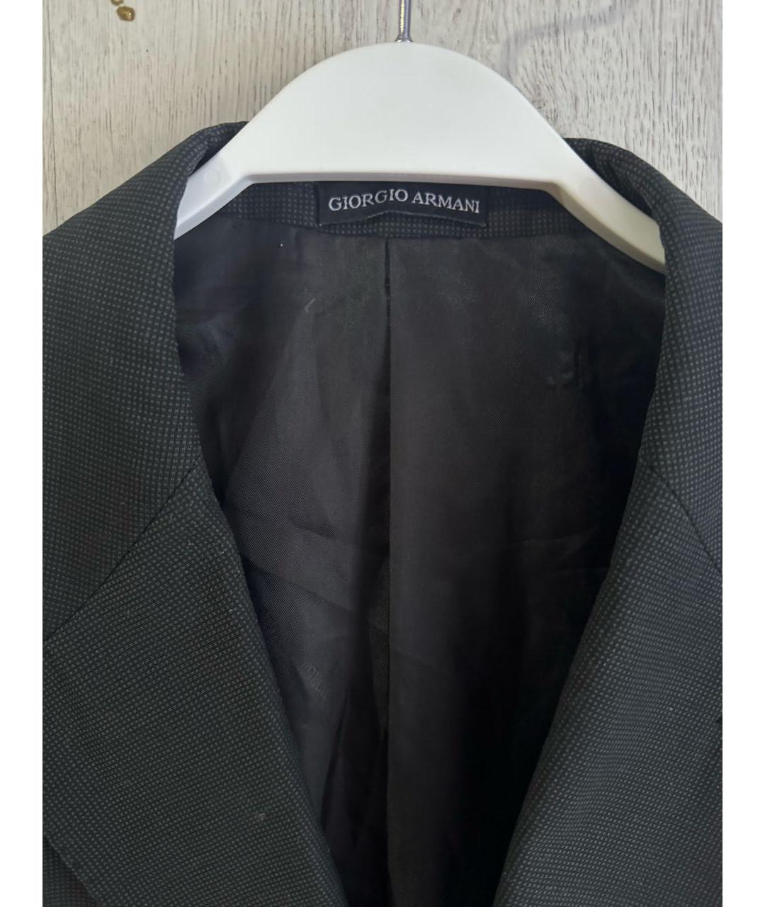 GIORGIO ARMANI Серый шерстяной пиджак, фото 3