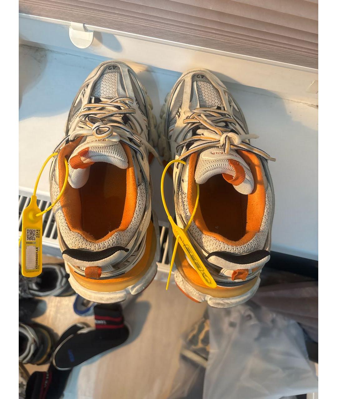 BALENCIAGA Белые низкие кроссовки / кеды, фото 3