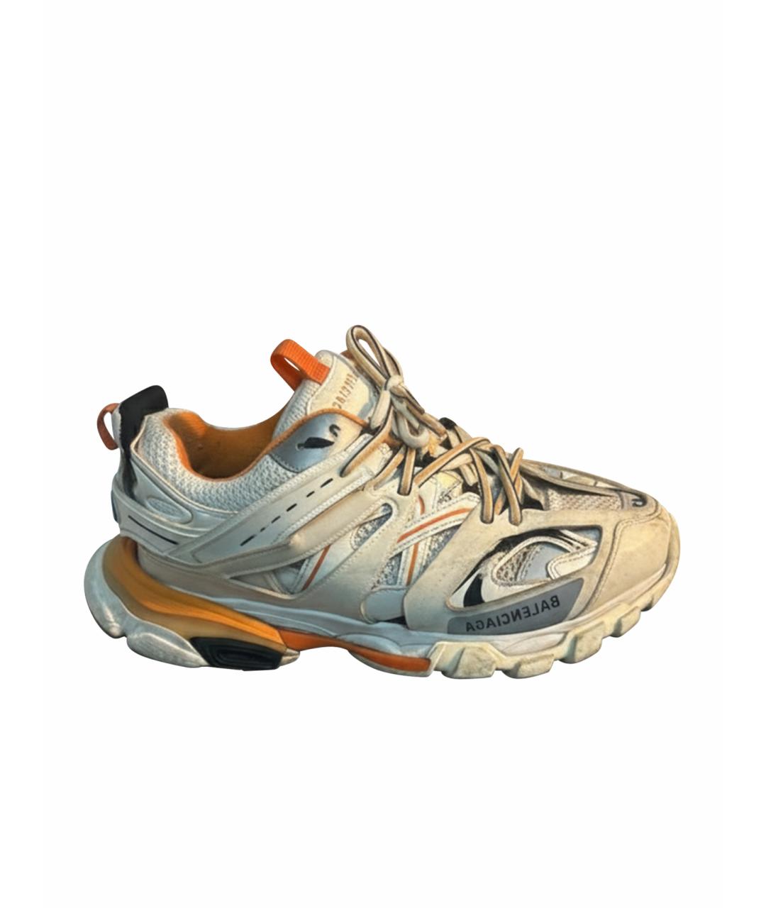 BALENCIAGA Белые низкие кроссовки / кеды, фото 6