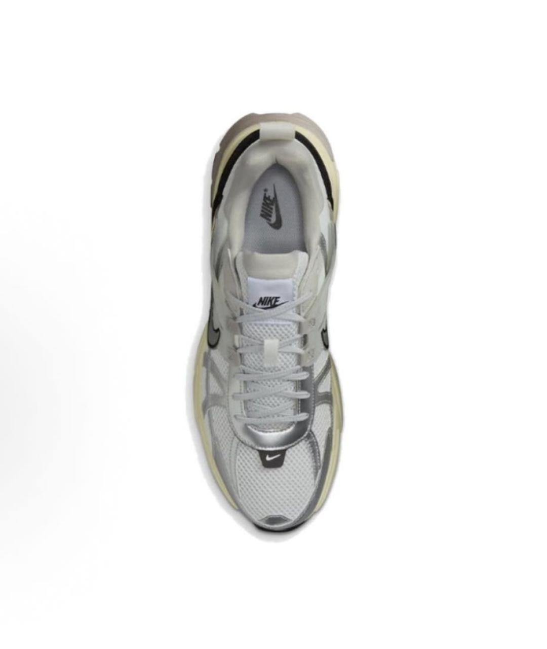 NIKE Серебряные текстильные кроссовки, фото 3